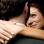 woman looking at man